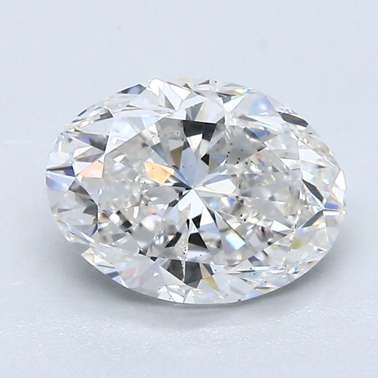 1.5 Carat Oval - Natural Diamond - 1.7 - F - SI2 - VG - EX - EX - Diamonds By Rothschild