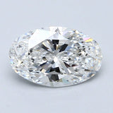1.5 Carat Oval - Natural Diamond - 1.7 - F - SI2 - VG - EX - EX - Diamonds By Rothschild