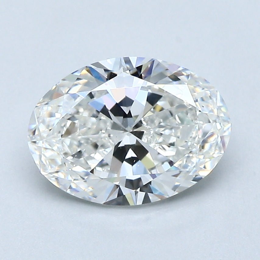 1.5 Carat Oval - Natural Diamond - 1.7 - G - VS2 - EX - EX - Diamonds By Rothschild