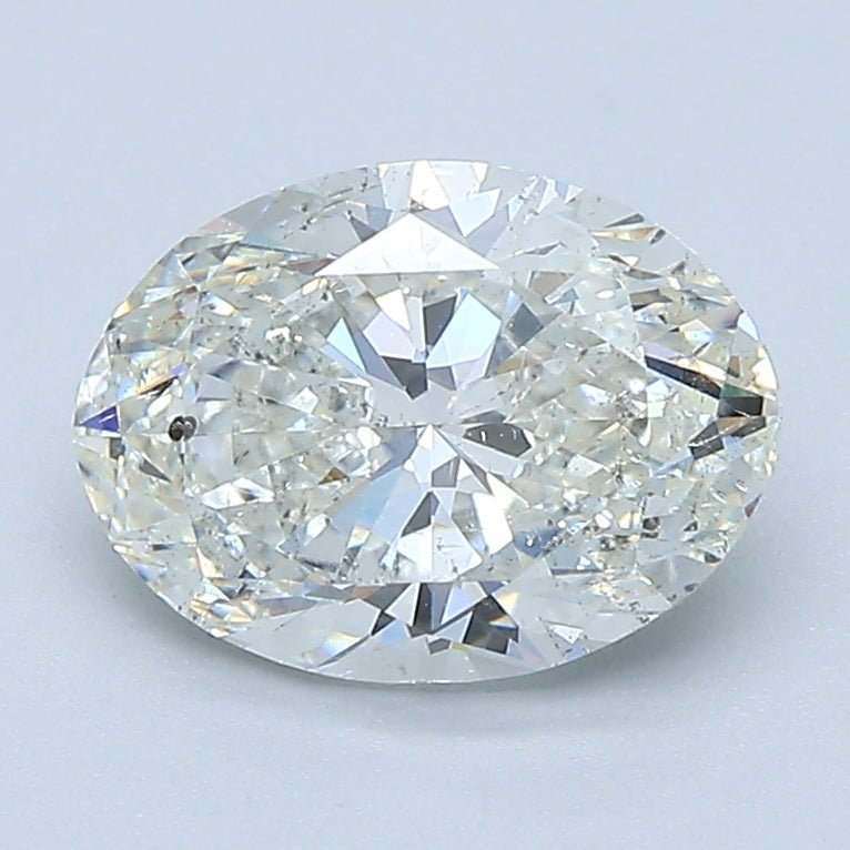 1.5 Carat Oval - Natural Diamond - 1.7 - H - SI2 - EX - EX - Diamonds By Rothschild