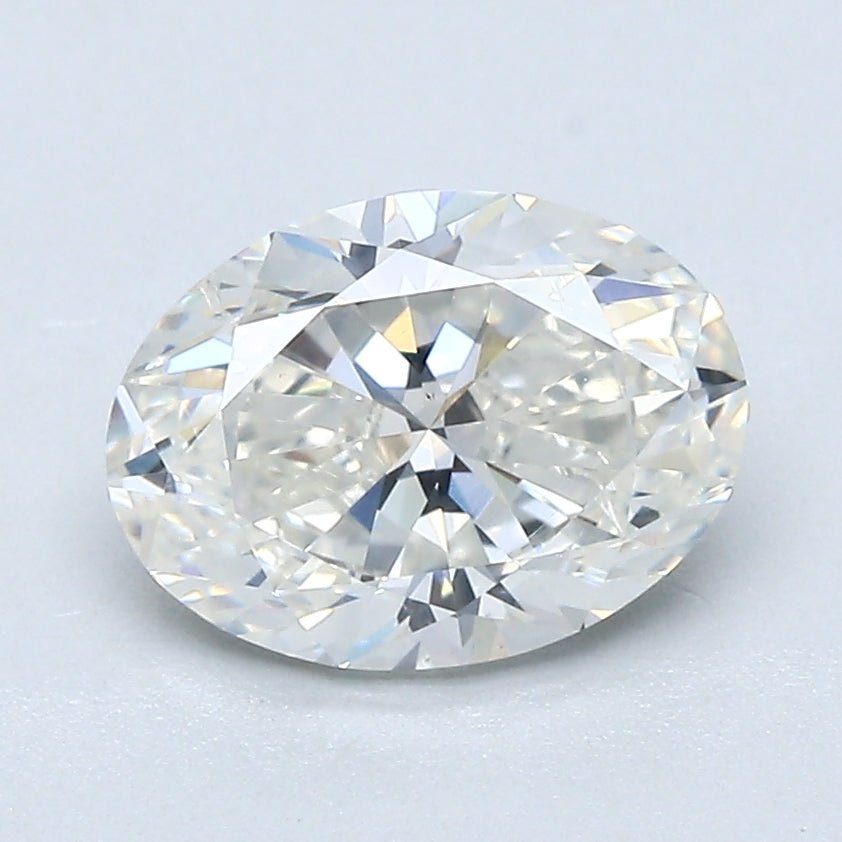1.5 Carat Oval - Natural Diamond - 1.7 - H - SI2 - VG - EX - EX - Diamonds By Rothschild