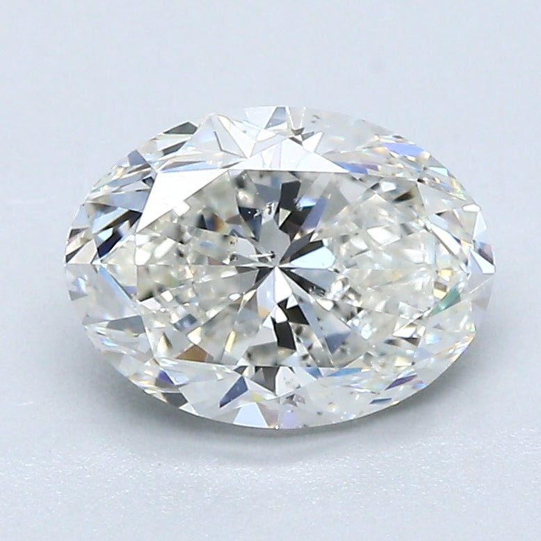 1.5 Carat Oval - Natural Diamond - 1.7 - H - SI2 - VG - EX - EX - Diamonds By Rothschild