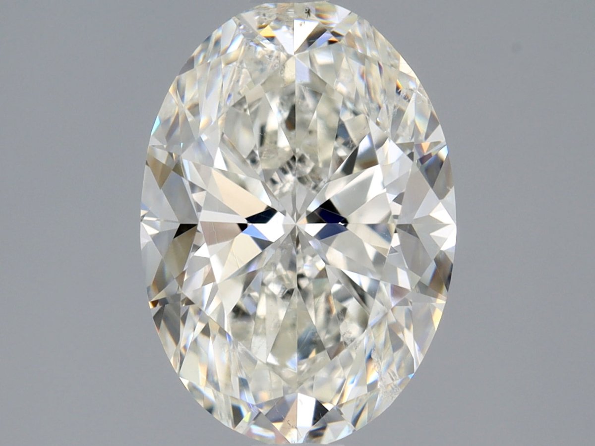 1.5 Carat OVAL - Natural Diamond - 1.7 - I - SI2 - EX - VG - Diamonds By Rothschild