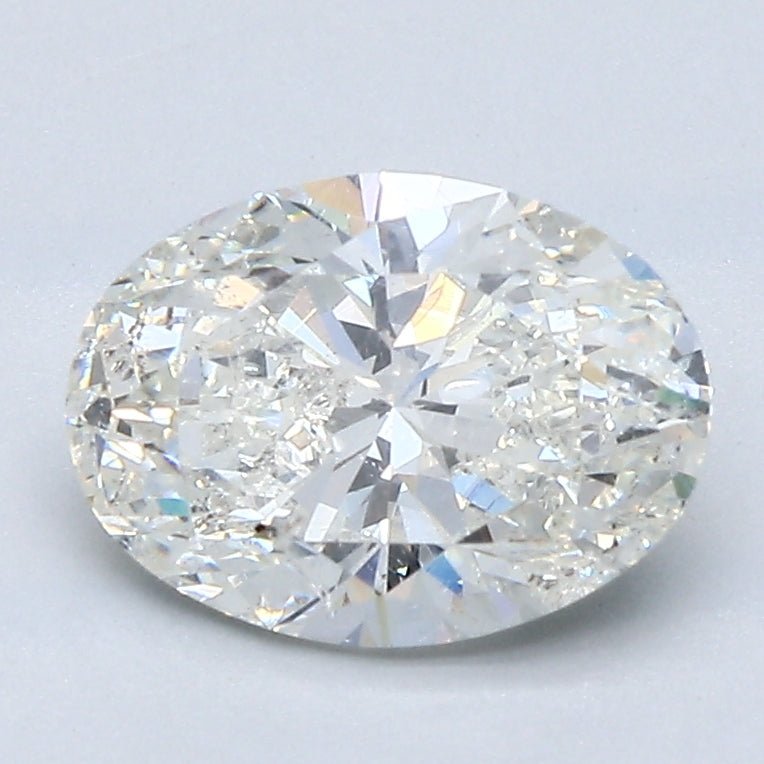 1.5 Carat Oval - Natural Diamond - 1.7 - I - SI2 - VG - EX - VG - Diamonds By Rothschild