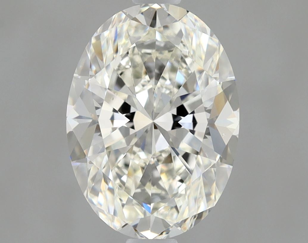 1.5 Carat Oval - Natural Diamond - 1.7 - I - VS2 - EX - EX - Diamonds By Rothschild