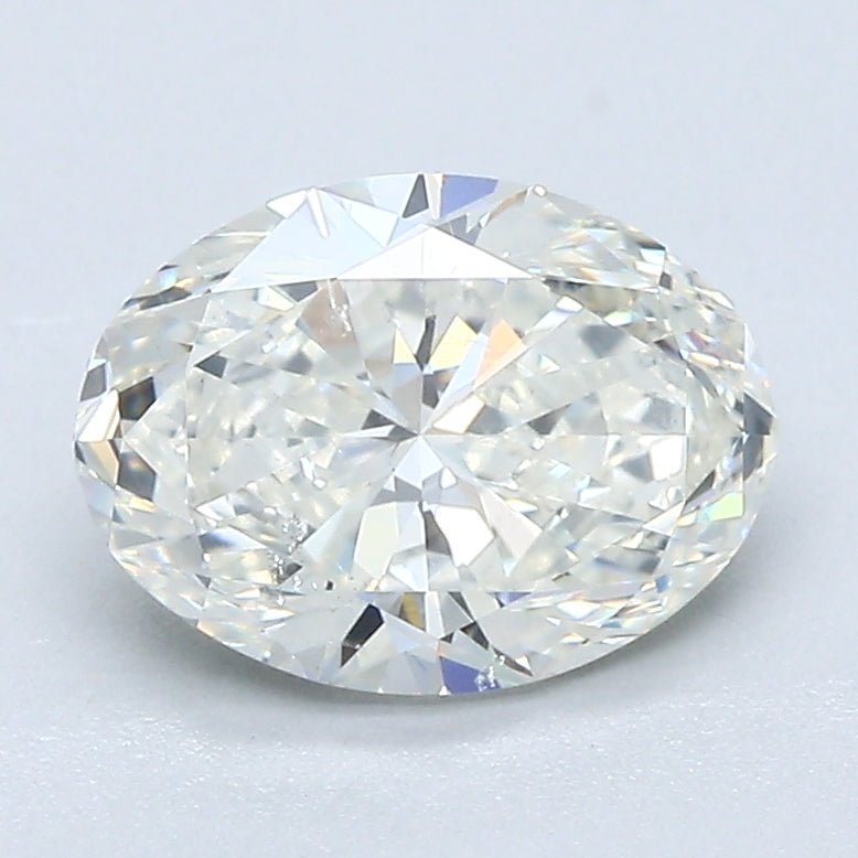 1.5 Carat Oval - Natural Diamond - 1.7 - J - SI1 - VG - EX - EX - Diamonds By Rothschild