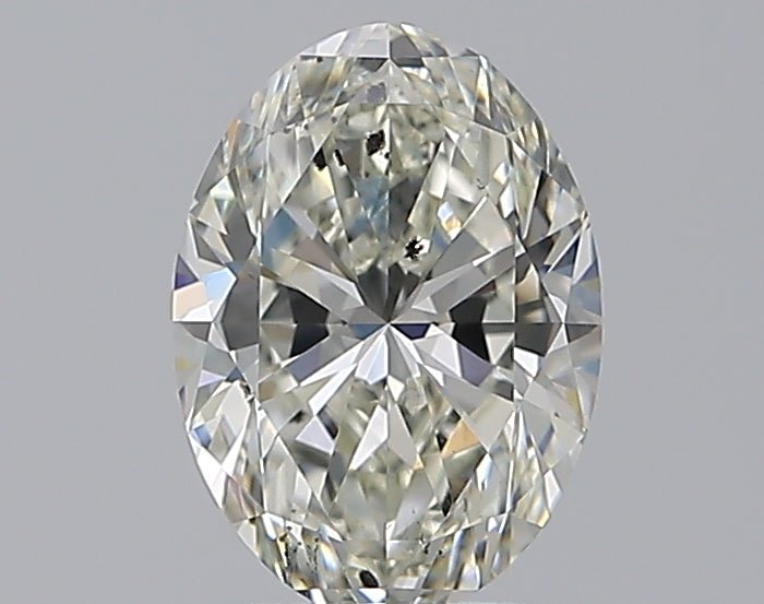 1.5 Carat Oval - Natural Diamond - 1.7 - J - SI2 - VG - EX - EX - Diamonds By Rothschild
