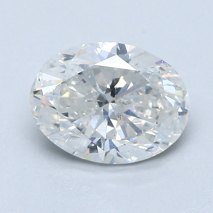 1.5 Carat Oval - Natural Diamond - 1.71 - G - SI2 - VG - EX - VG - Diamonds By Rothschild