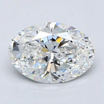 1.5 Carat OVAL - Natural Diamond - F - SI1 - 1.5 - VG - EX - EX - Diamonds By Rothschild