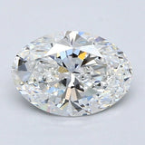 1.5 Carat OVAL - Natural Diamond - F - SI1 - 1.5 - VG - EX - EX - Diamonds By Rothschild