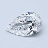 1.5 Carat Pear - Natural Diamond - 1.4 - D - VS1 - VG - VG - EX - Diamonds By Rothschild