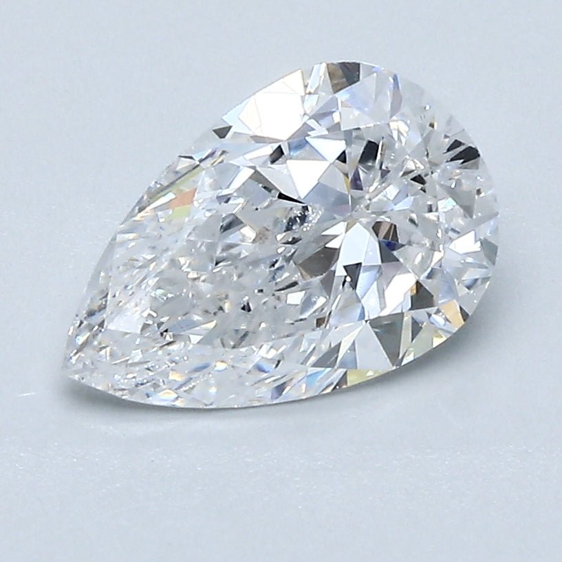 1.5 Carat Pear - Natural Diamond - 1.45 - D - SI2 - G - G - G - Diamonds By Rothschild