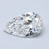 1.5 Carat Pear - Natural Diamond - 1.5 - E - SI2 - VG - EX - VG - Diamonds By Rothschild