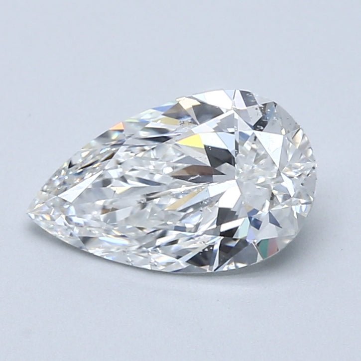 1.5 Carat Pear - Natural Diamond - 1.5 - E - SI2 - VG - EX - VG - Diamonds By Rothschild