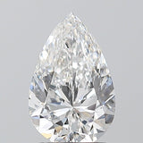 1.5 Carat Pear - Natural Diamond - 1.5 - E - VS2 - VG - EX - VG - Diamonds By Rothschild