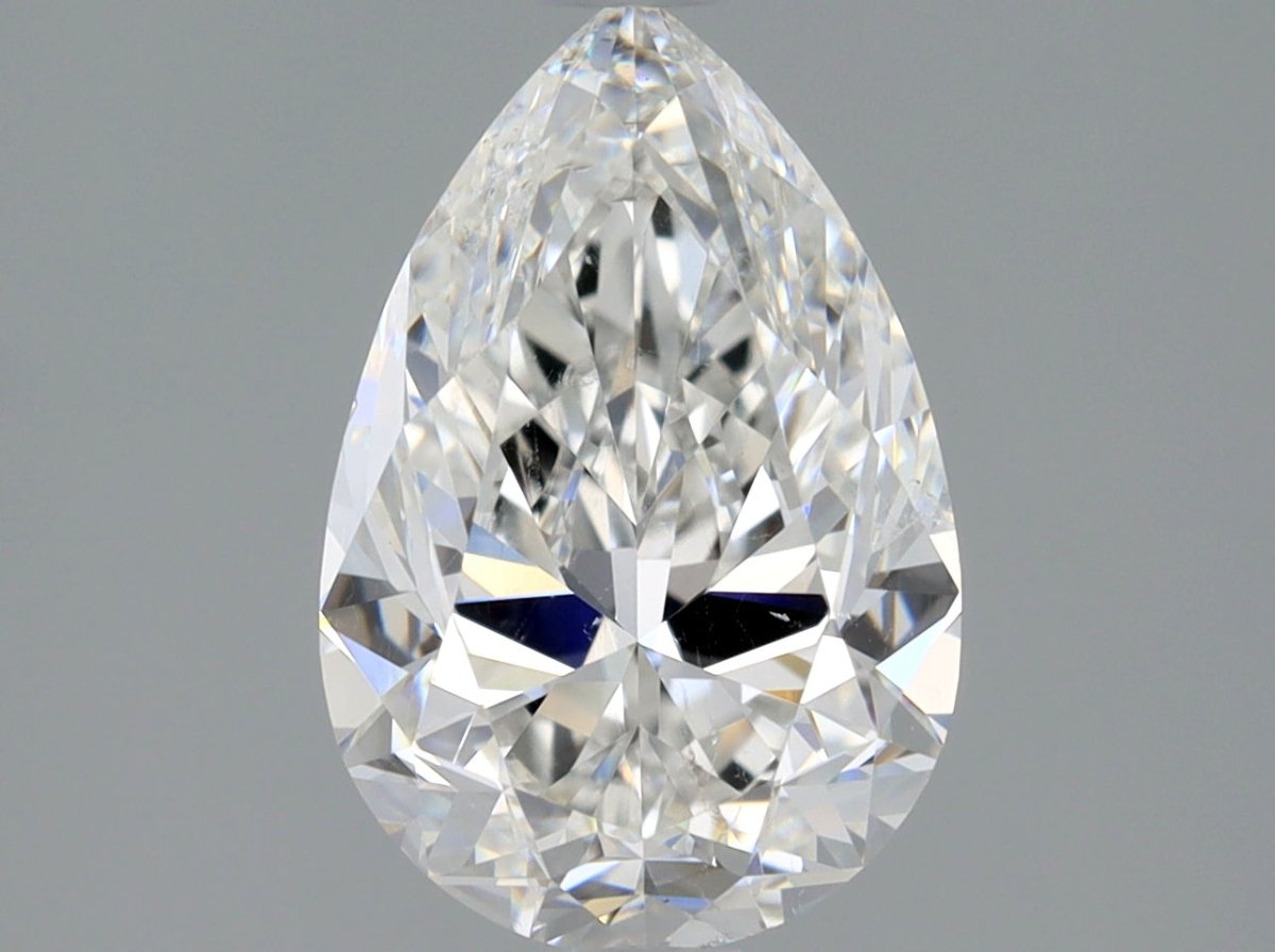 1.5 Carat Pear - Natural Diamond - 1.5 - F - SI1 - EX - EX - Diamonds By Rothschild
