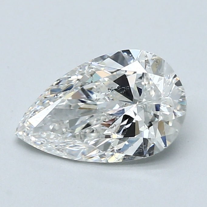 1.5 Carat Pear - Natural Diamond - 1.5 - F - SI2 - VG - EX - VG - Diamonds By Rothschild