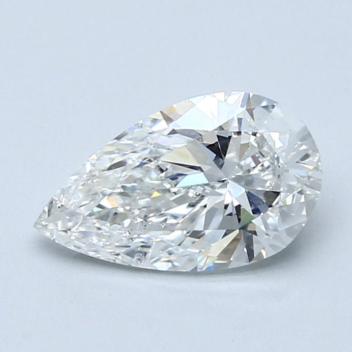 1.5 Carat Pear - Natural Diamond - 1.5 - F - SI2 - VG - EX - VG - Diamonds By Rothschild