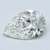 1.5 Carat Pear - Natural Diamond - 1.5 - G - SI1 - VG - EX - EX - Diamonds By Rothschild