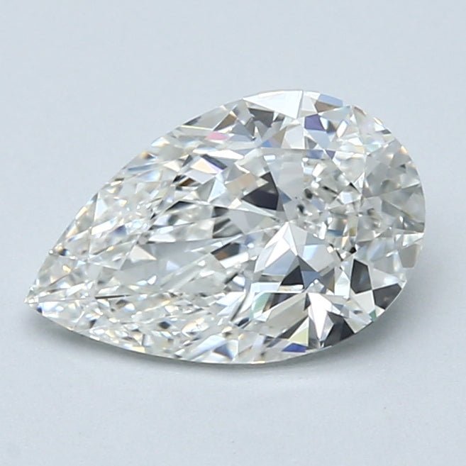 1.5 Carat Pear - Natural Diamond - 1.5 - G - SI1 - VG - EX - EX - Diamonds By Rothschild