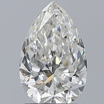 1.5 Carat Pear - Natural Diamond - 1.5 - G - SI2 - VG - EX - EX - Diamonds By Rothschild