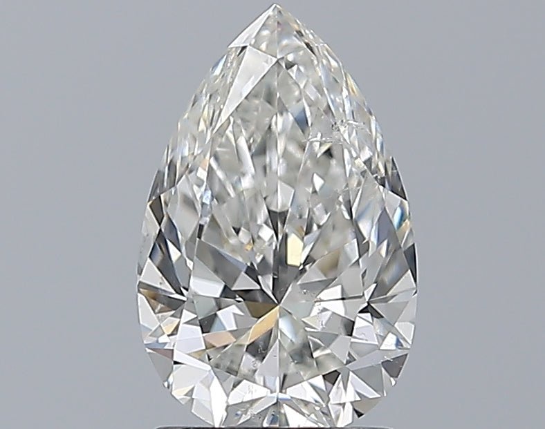 1.5 Carat Pear - Natural Diamond - 1.5 - G - SI2 - VG - EX - EX - Diamonds By Rothschild