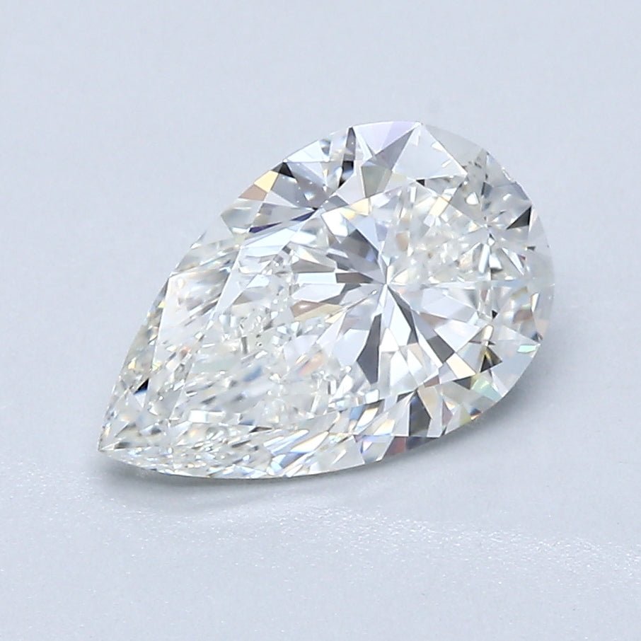 1.5 Carat Pear - Natural Diamond - 1.5 - G - VS2 - VG - VG - VG - Diamonds By Rothschild