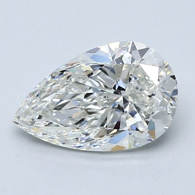 1.5 Carat Pear - Natural Diamond - 1.5 - H - SI1 - VG - EX - EX - Diamonds By Rothschild