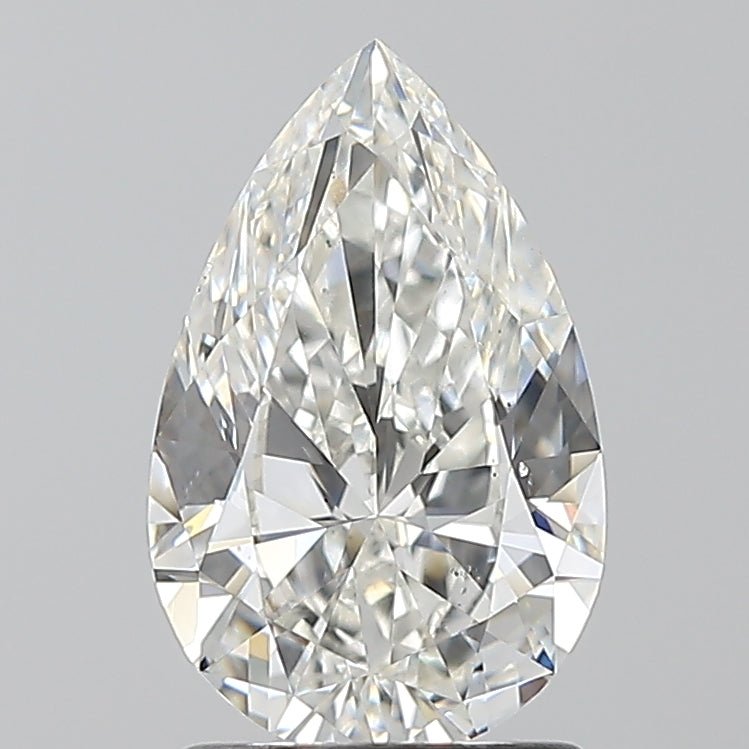 1.5 Carat Pear - Natural Diamond - 1.5 - H - VS2 - VG - EX - VG - Diamonds By Rothschild
