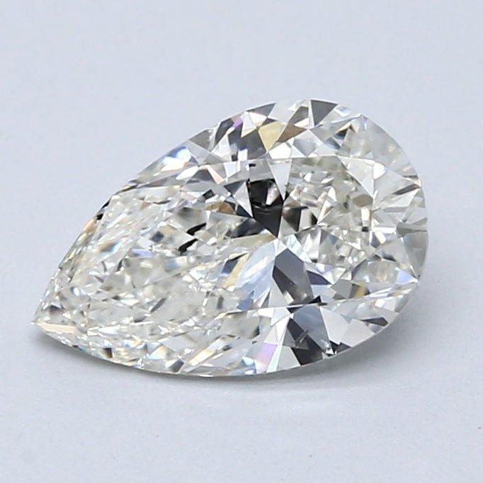 1.5 Carat Pear - Natural Diamond - 1.5 - J - SI2 - VG - EX - VG - Diamonds By Rothschild
