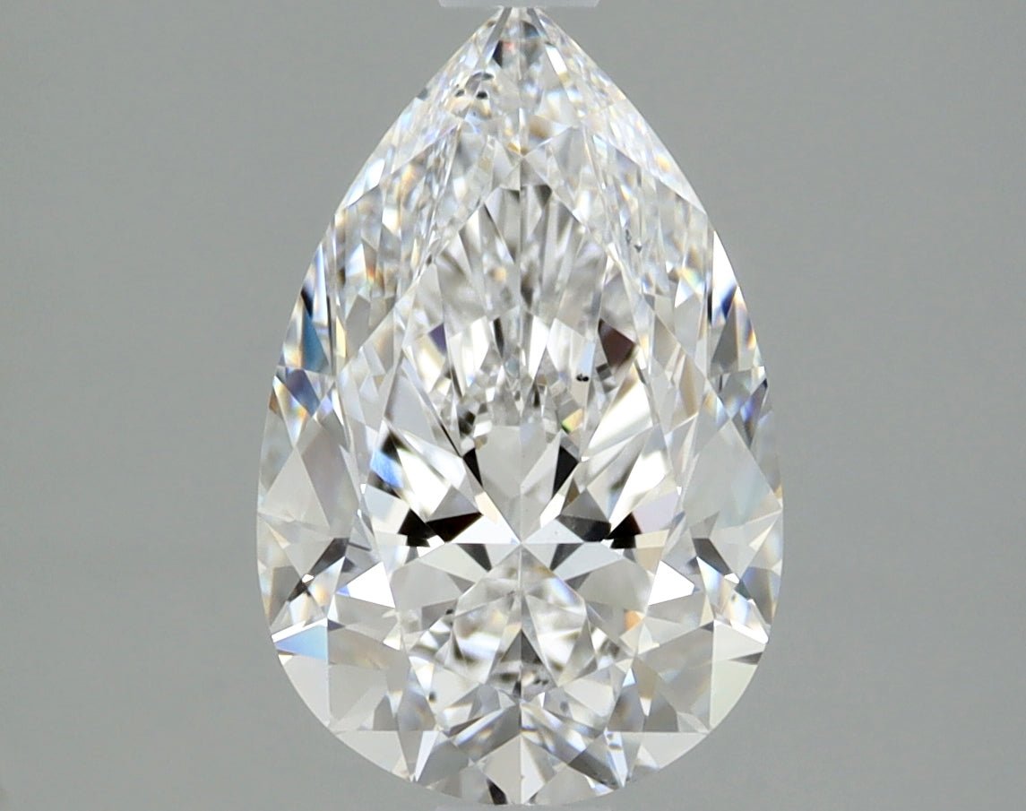 1.5 Carat Pear - Natural Diamond - 1.51 - E - SI1 - EX - EX - Diamonds By Rothschild