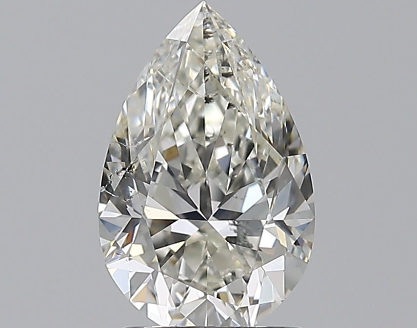 1.5 Carat Pear - Natural Diamond - 1.51 - I - SI2 - VG - EX - VG - Diamonds By Rothschild