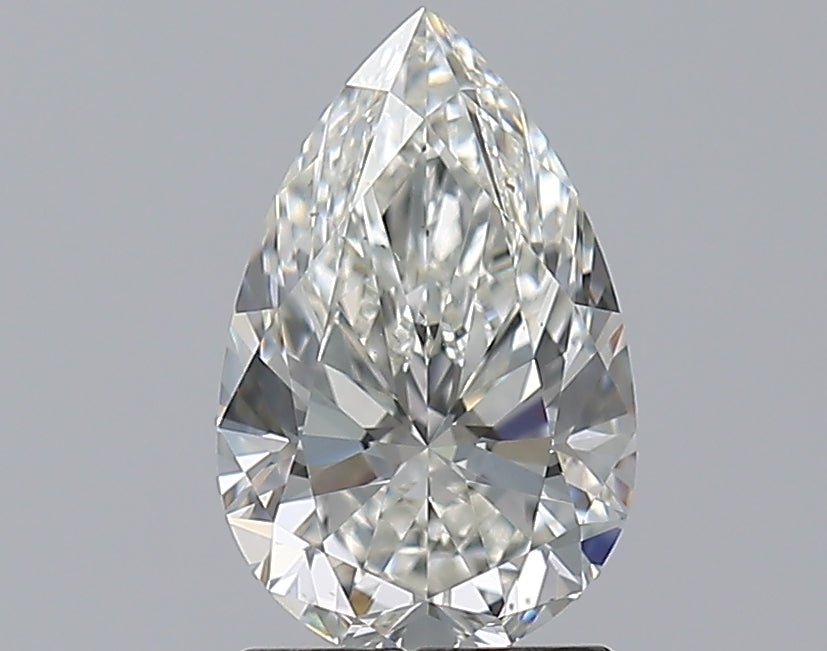1.5 Carat Pear - Natural Diamond - 1.51 - I - VS2 - VG - EX - EX - Diamonds By Rothschild
