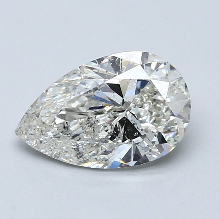 1.5 Carat Pear - Natural Diamond - 1.6 - J - SI2 - VG - EX - EX - Diamonds By Rothschild
