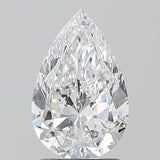 1.5 Carat Pear - Natural Diamond - 1.7 - D - SI1 - VG - EX - VG - Diamonds By Rothschild