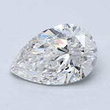 1.5 Carat Pear - Natural Diamond - 1.7 - E - SI1 - VG - VG - VG - Diamonds By Rothschild