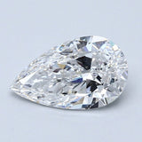 1.5 Carat Pear - Natural Diamond - 1.7 - E - VS1 - VG - EX - EX - Diamonds By Rothschild