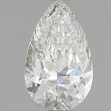 1.5 Carat Pear - Natural Diamond - 1.7 - G - SI2 - VG - EX - EX - Diamonds By Rothschild
