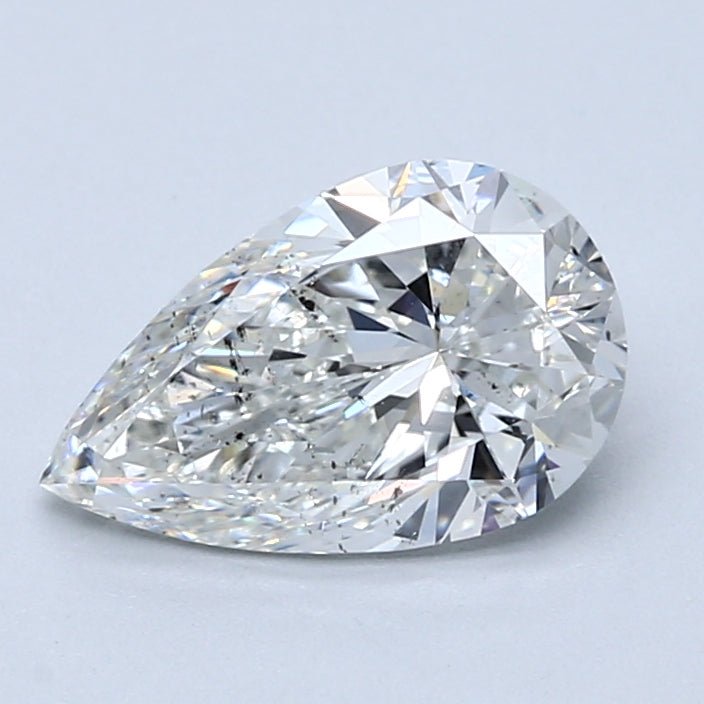1.5 Carat Pear - Natural Diamond - 1.7 - G - SI2 - VG - EX - EX - Diamonds By Rothschild