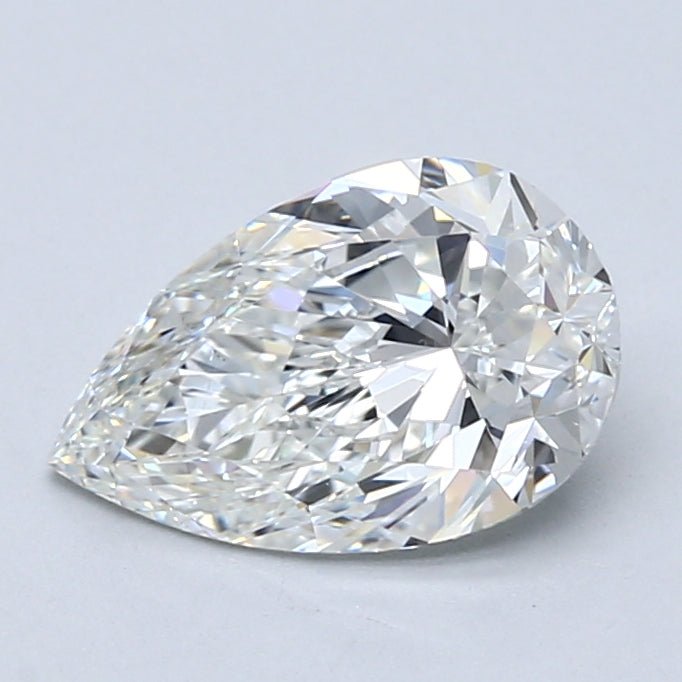 1.5 Carat Pear - Natural Diamond - 1.7 - G - VS2 - VG - EX - EX - Diamonds By Rothschild