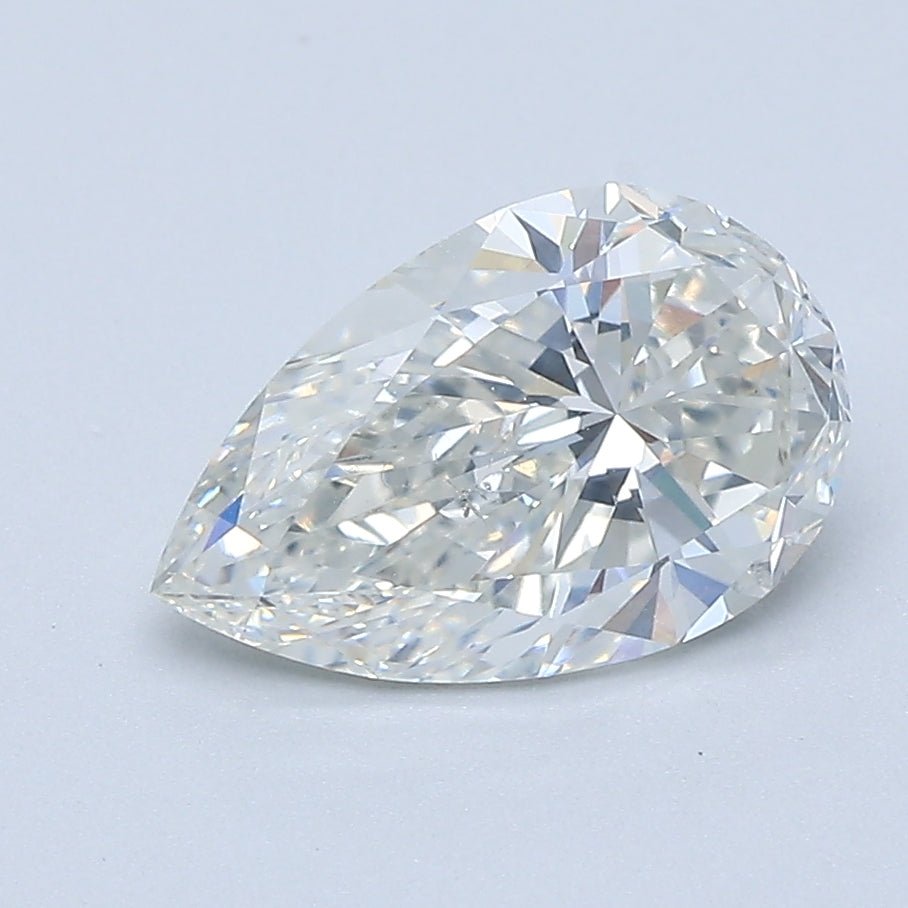 1.5 Carat Pear - Natural Diamond - 1.7 - H - SI2 - VG - EX - EX - Diamonds By Rothschild