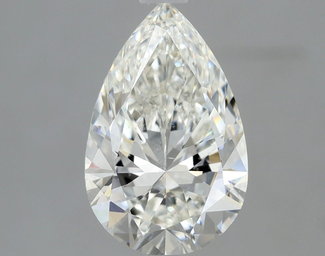 1.5 Carat Pear - Natural Diamond - 1.7 - H - SI2 - VG - EX - VG - Diamonds By Rothschild