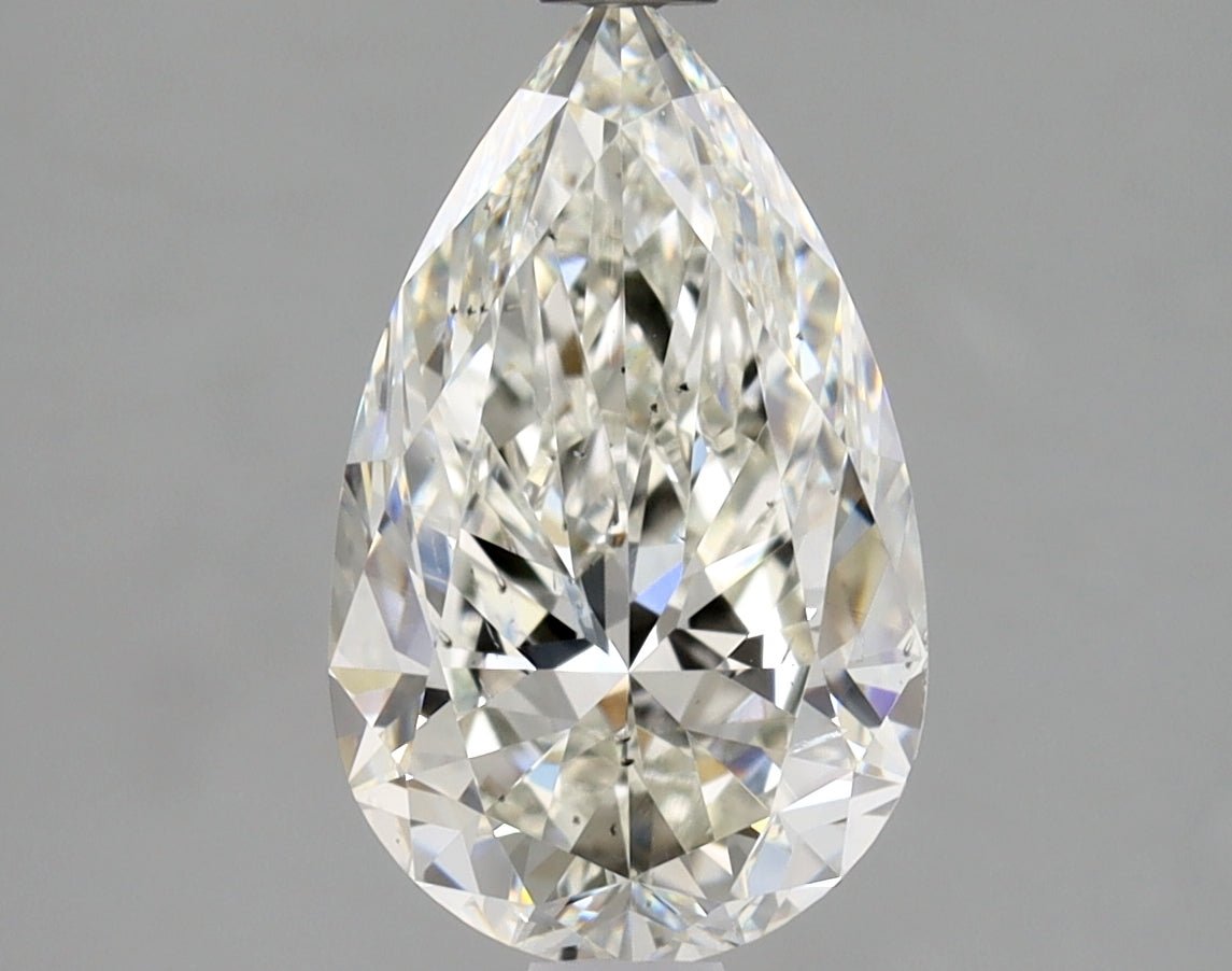 1.5 Carat Pear - Natural Diamond - 1.7 - I - SI2 - EX - EX - Diamonds By Rothschild
