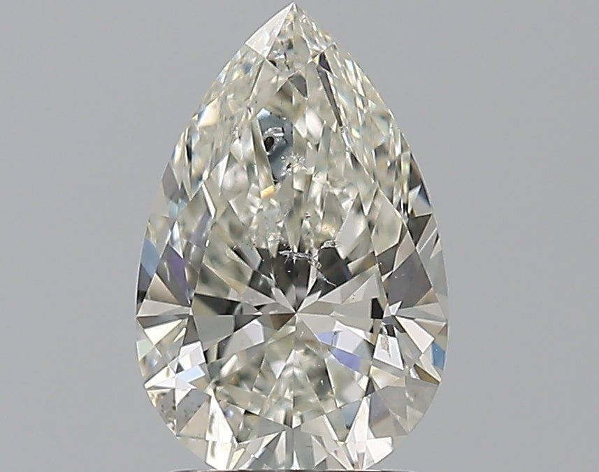 1.5 Carat Pear - Natural Diamond - 1.7 - J - SI2 - VG - EX - EX - Diamonds By Rothschild