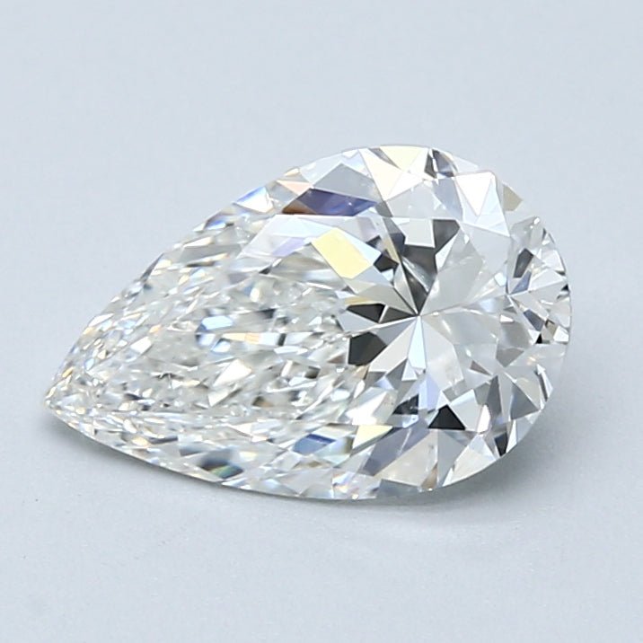 1.5 Carat Pear - Natural Diamond - 1.71 - G - SI2 - EX - EX - EX - Diamonds By Rothschild