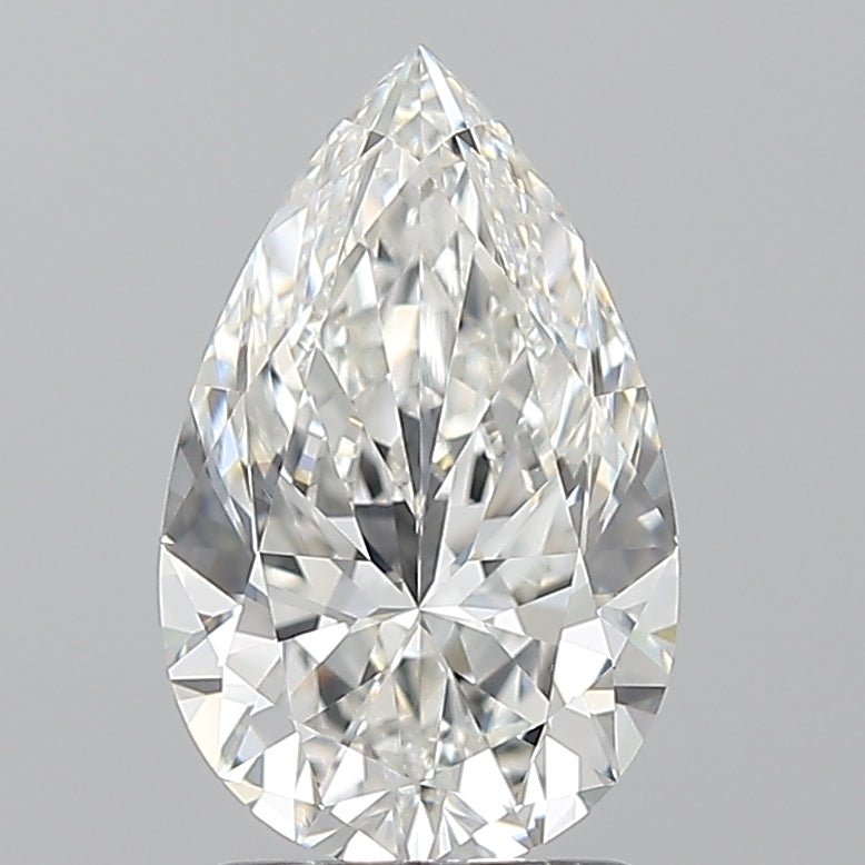 1.5 Carat Pear - Natural Diamond - 1.71 - G - VVS1 - EX - EX - EX - Diamonds By Rothschild