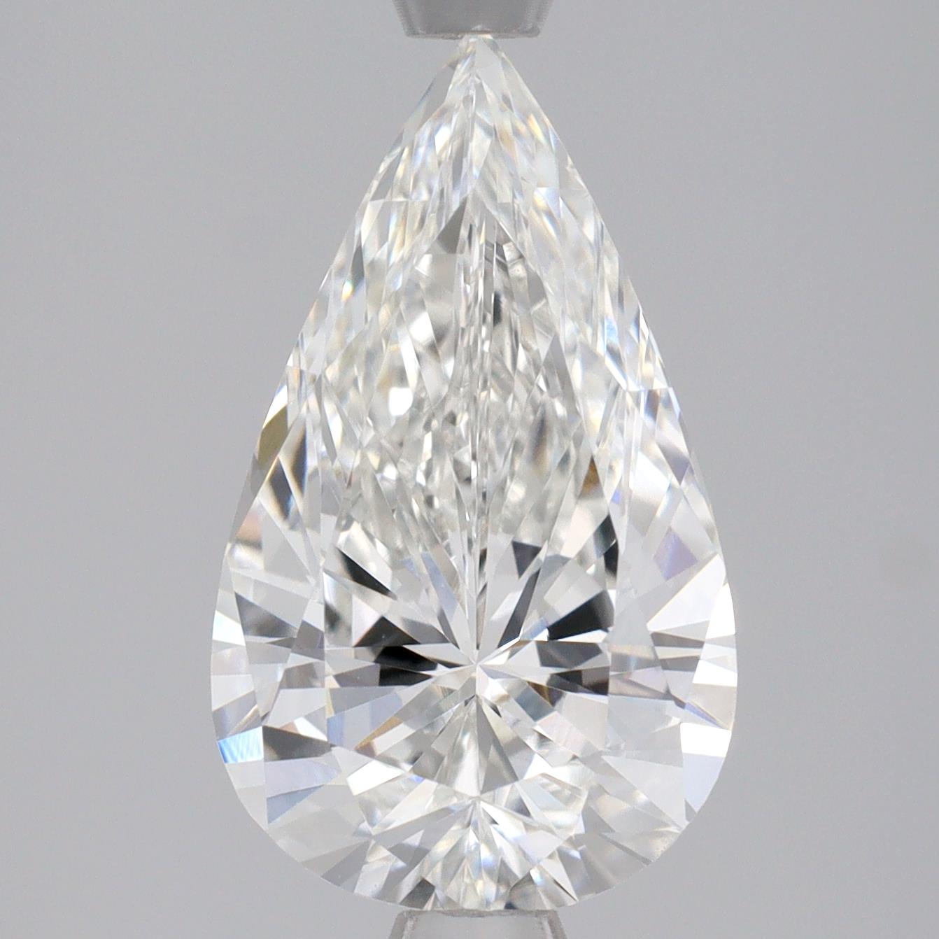 1.5 Carat Pear Shape Cut Diamond - G VVS1 - 1.53ct - 185607 - Diamonds By Rothschild