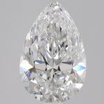 1.5 Carat Pear Shape Cut Natural Diamond - D VVS1 - 1.5ct - EX Symmetry Grade - Diamonds By Rothschild