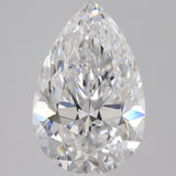 1.5 Carat Pear Shape Cut Natural Diamond - D VVS1 - 1.5ct - EX Symmetry Grade - Diamonds By Rothschild