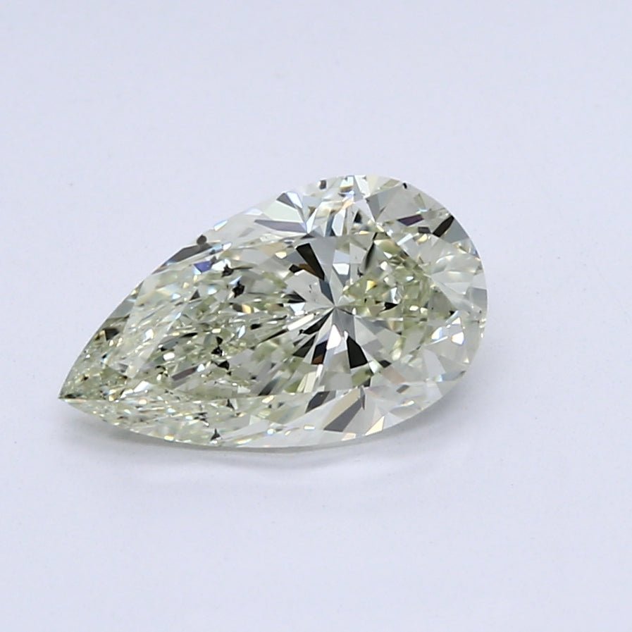 1.5 Carat Pear Shape Cut Natural Diamond - J SI2 - 1.53ct - VG Cut Grade - Diamonds By Rothschild